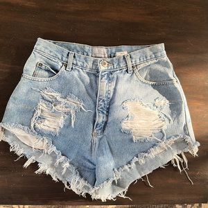 Paul Harris Denim, Size 10 Distressed jean shorts